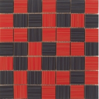 Line Mosaico Rojo-Negro