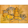 TDS C69K Pannello 6 pz. Cucina Terra Scura