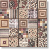 Mosaico Patchwork Teca